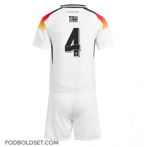 Tyskland Jonathan Tah #4 Hjemme Trøje Børn EM 2024 Kortærmet (+ Korte bukser)